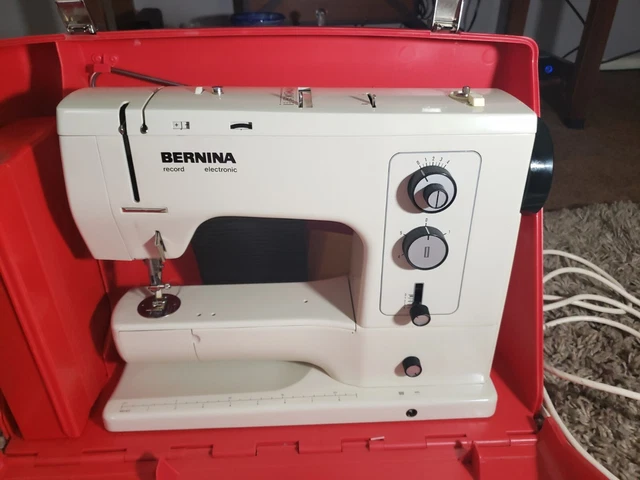 Bernina 830 Record Electronic Sewing Machine, Case, Pedal, & Accessories Bernina 830 Record Electronic Sewing Machine, Case, Pedal, & Accessories