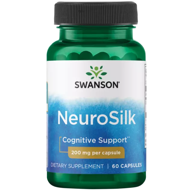 Swanson Neurosilk with Brain Factor-7 200 mg 60 Capsules