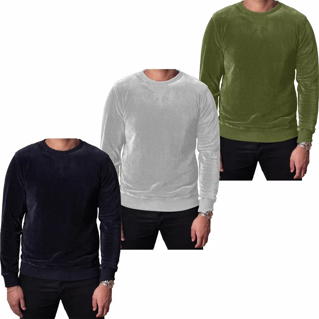 Velour online sweater mens