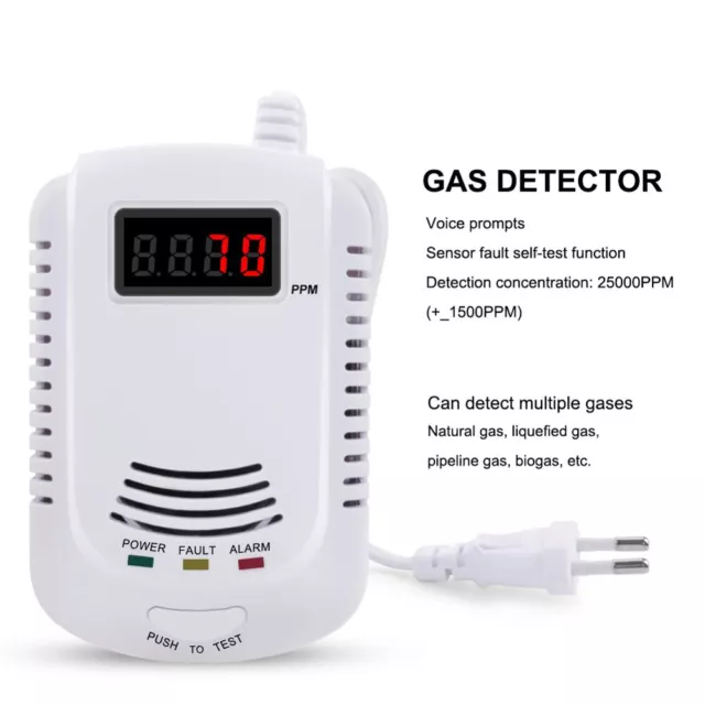 Portable Combustible Gas Detector LPG LNG Coal Natural Gas Leak Alarm Sensor New