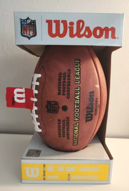Wilson The Duke Official NFL Authentic Game Ball F1100 signed By Mark Clayton