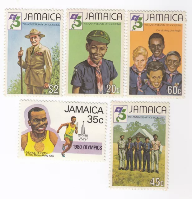 Jamaika, Set Mit 5 Briefmarken, MNH, Ah 399