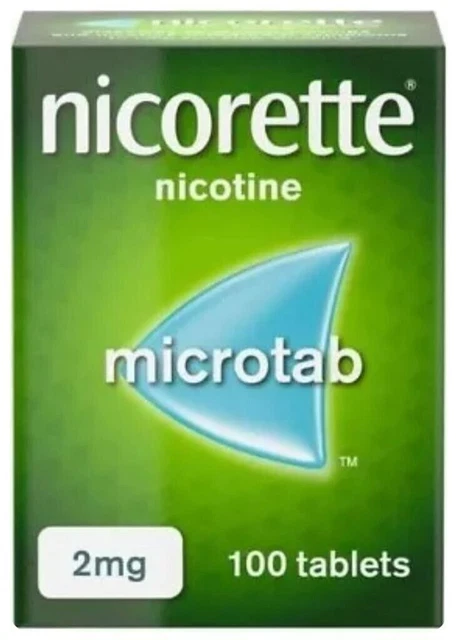 Nicorette microtab 2mg, compressa sublinguale di nicotina 100 un * stock...