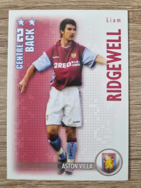 Liam Ridgewell - Aston Villa - Shoot Out - 2006-07 - Trading Card Game