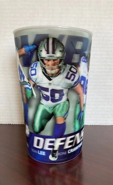 NFL Dallas Cowboys 3-D Holographic Cup: Smith, Lee, Crawford, Lawrence