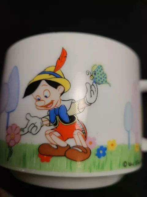 Disney Pinocchio Coffee Mug Cup Walt Disney Productions Japan