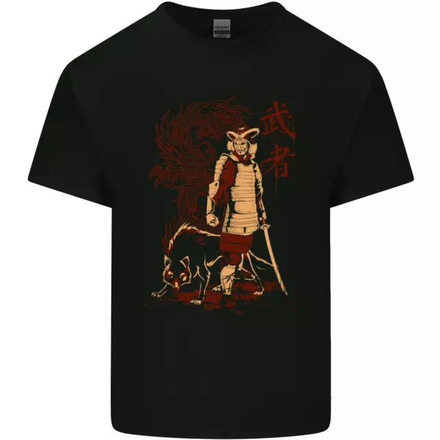 Dragon Warrior Lupo Dragon Samurai Mma T-Shirt Bambini