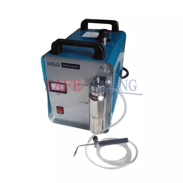 ONE Portable Oxygen Hydrogen Water Welder Flame Polisher Machine 75L H160 220V #