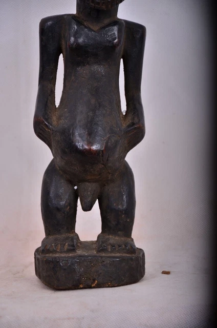 African tribal art. hemba statue from Democratic Republic of Congo. 2