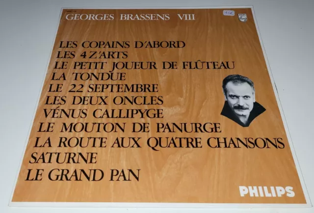 Vinyle 33T - Georges Brassens VIII - Les Copains D'abord... - Bon État