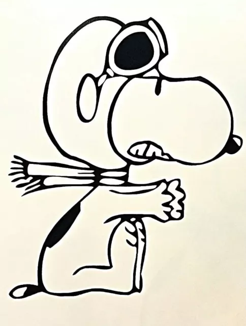 Artstickers Autoaufkleber in Form von Snoopy, 20 cm, für Auto-Liebhaber,  Weiß, Snoopy-Aufkleber, Herzform, Geschenk, Spilart, Marke Regsitrada