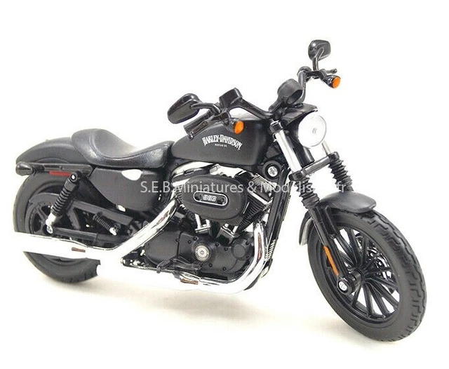 Harley Davidson Sportster Iron 883 Noir Mat 1:12 Maisto