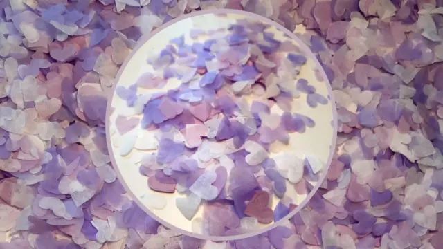 Biodegradable Wedding Tissue Paper Confetti - Lilac, Lavender, White