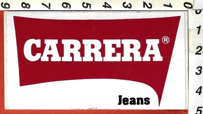 Adesivo stickers “CARRERA JEANS” ottimo come da foto-formato A 