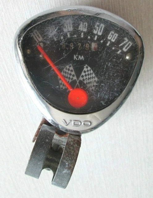 OS ANCIEN COMPTEUR de Vitesse A fixer sur Guidon pour MOTO années 50