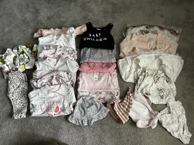 Pacchetto di abbigliamento grande per bambine 3-6 mesi