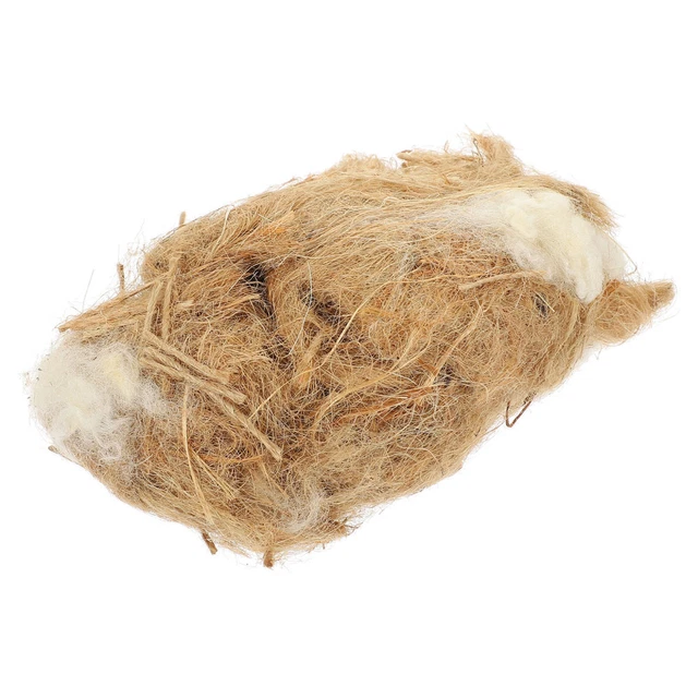 Ardiente para nidos de pájaros jaulas para pájaros para periquitos de ninfa caja nido seda de yute
