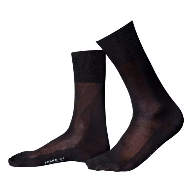 Falke No 4 Luxury Silk Mid Calf Mens Evening Socks