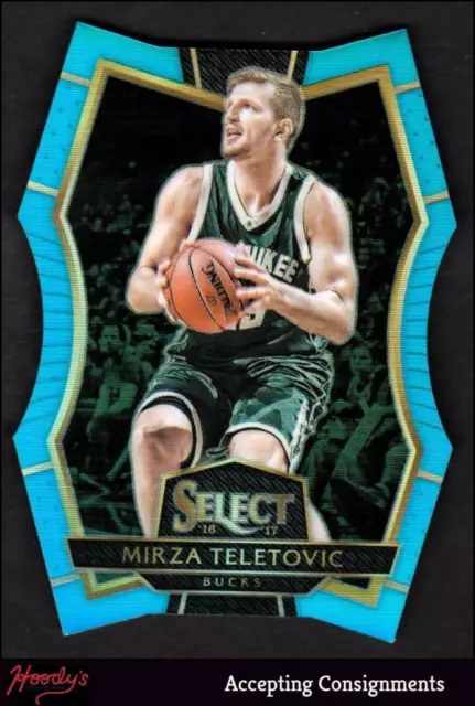 2016-17 Select Prizms Light Blue Die-Cut #147 Mirza Teletovic 054/199 BUCKS