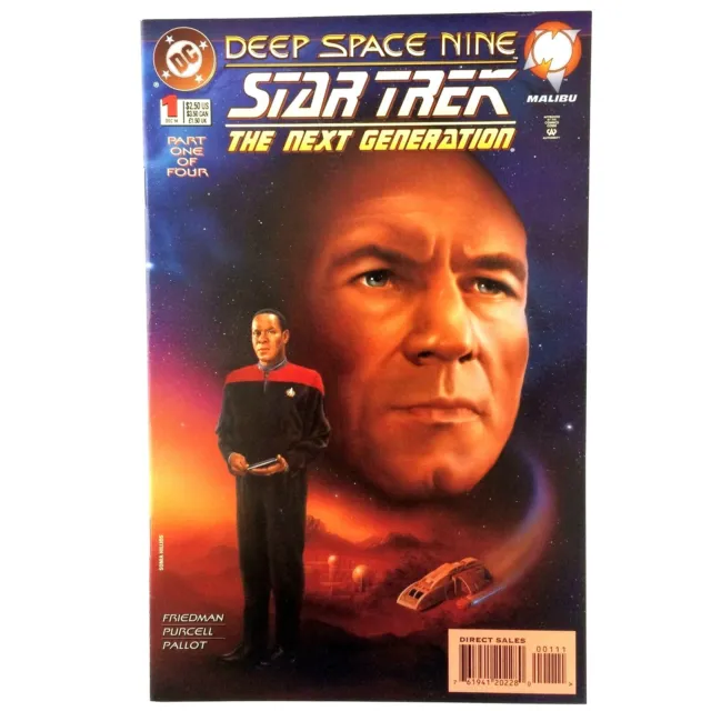 Star Trek The Next Generation Deep Space Nine #1 DC Picard Sisko Data Odo