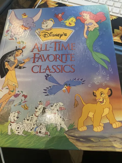 Disneys All-Time Favorite Classics Hard Cover Book