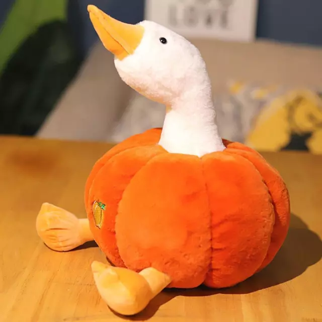 Halloween Puppe Ente Kürbis weiß Gans Überwurf Kissen großes Spielzeug Bett Plüschsofa U2A3 2