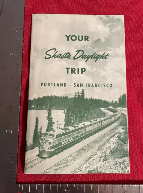 SOUTHERN PACIFIC RR Shasta Daylight Booklet (1954)