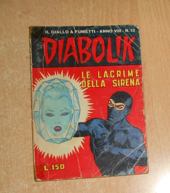 Ed. Astorina  Serie  Diabolik  Anno Viii°   N°  13    1969  Originale  !!!!!
