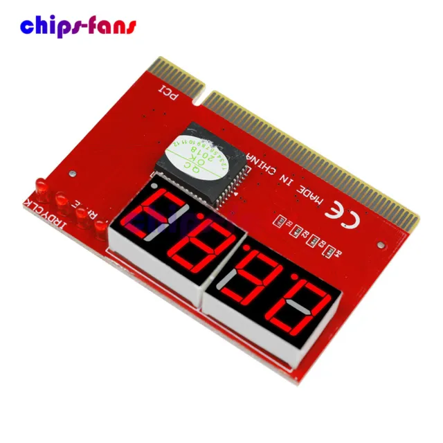 LED 4 Digit Analysis Diagnostic Tester POST Card PCI PC Analyzer Motherboard CF 2