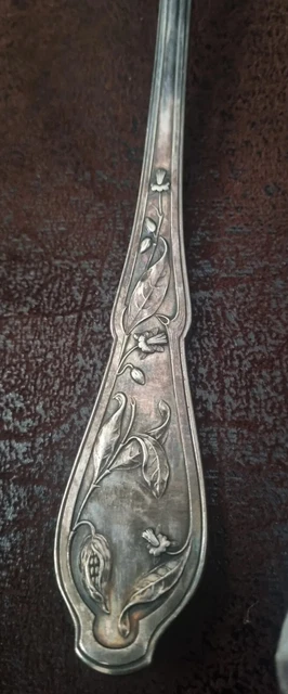 Partie de ménagères BOULENGER modèle CACAO métal argenté ART NOUVEAU Art Table