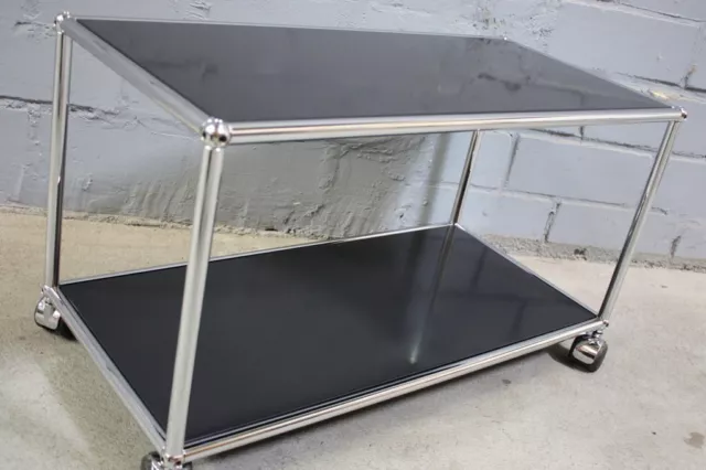 USM Haller Lowboard Regal Tisch Beistell-Tisch 75x35 schwarz Ablage