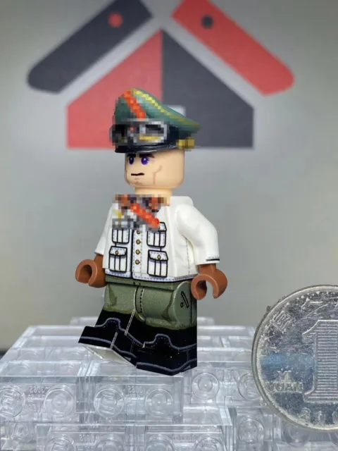 custom 3th party min brick minifigure  brickmania  Erwin Rommel