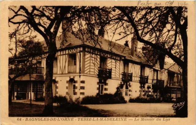 CPA BAGNOLES-de-l'ORNE - TESÉ-la-MADELEINE - Le Manoir du Lys (356552)