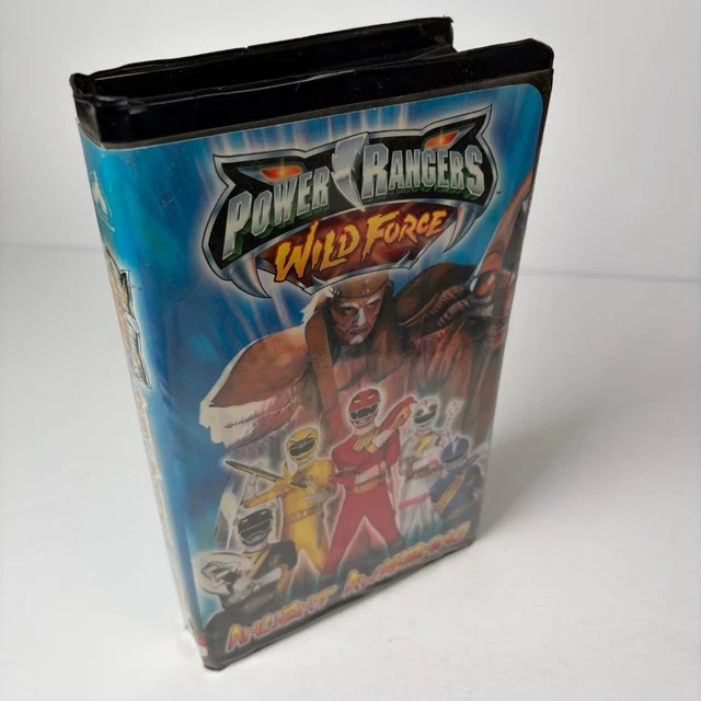 POWER RANGERS WILD Force Ancient Awakening VHS Buena Vista Clamshell ...