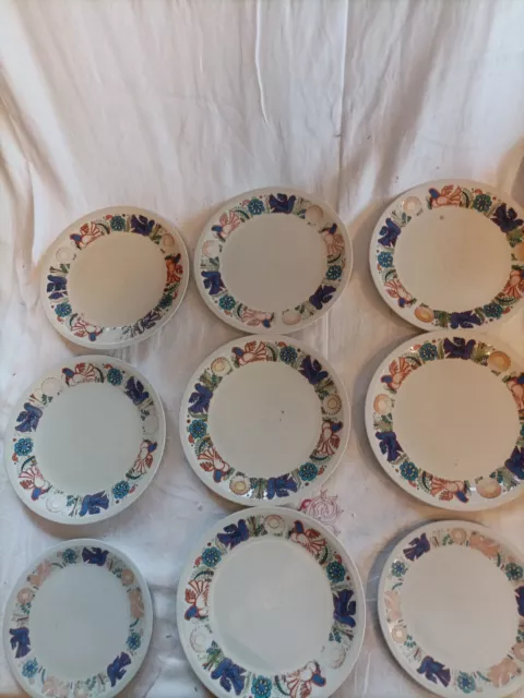 Acapulco Villeroy & Boch assiettes plates  x 9 vendu en l'état comme photos