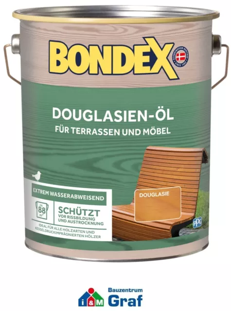 Bondex Holzpflege-öl (Bangkirai Douglasien- Et Huile de Mélèze) / 4,0 L / #873