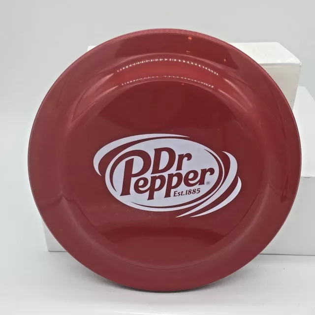 Vtg Dr.Pepper Est.1885 Humphrey Flyer 9" Red White Graphics Frisbee #20 USA Made