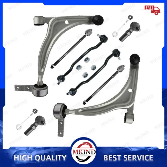 For Nissan Altima Maxima 8Pc Front Lower Control Arms Sway Bars Suspension Kit