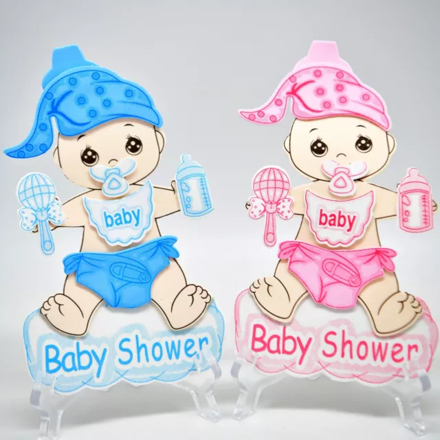 10 Baby Shower BOTTLE Babies Centerpiece Decoration Foam Girl Boy Favors Bebes