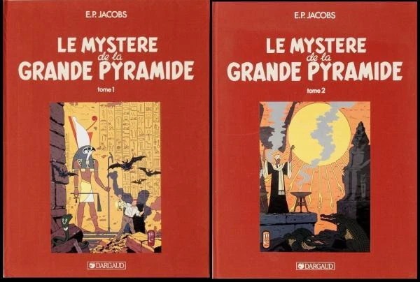 BLAKE ET MORTIMER Le Mystère de la Grande Pyramide T1 + T2 TL pleine