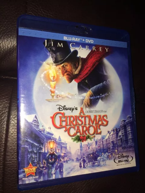 Disneys A Christmas Carol Jim Carrey Blu Ray Dvd No Code Like New