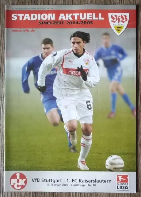 Programm Bundesliga 2004/05 VfB Stuttgart - 1. FC Kaiserslautern