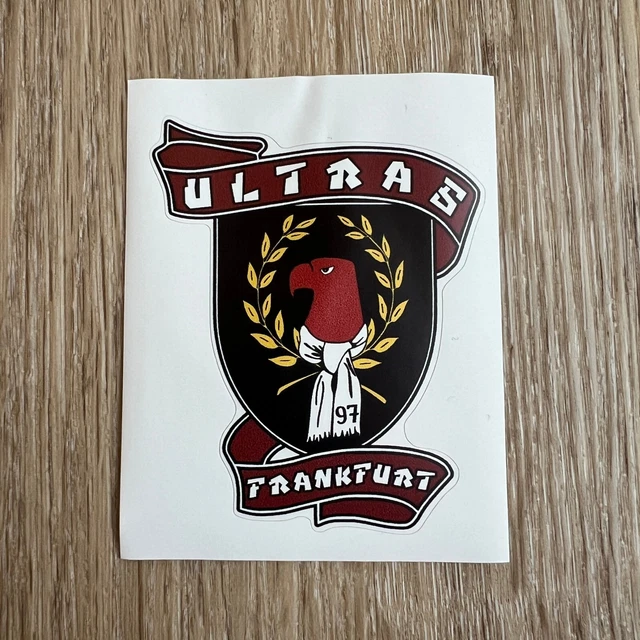 EINTRACHT FRANKFURT AUFKLEBER Sammlungsauflösung SGE Sticker Ultras