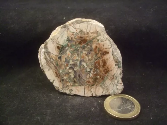 Achat Quarz Geode Thüringen/Baumgartental 90 Gramm Schneekopfkugel-Geoden