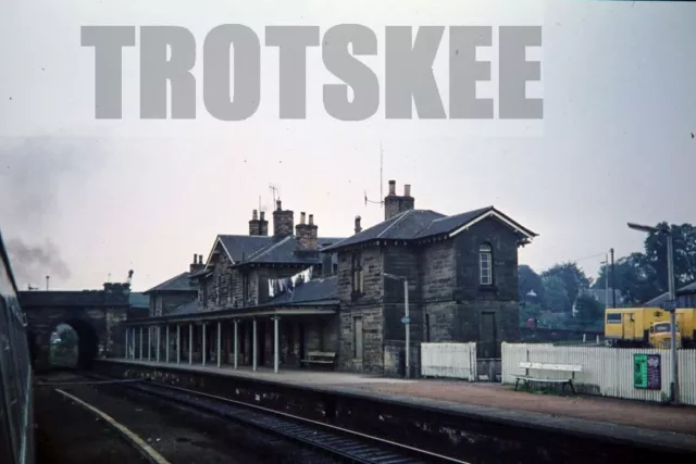 35mm Slide BR British Rail Scene View Cupar Station 1973 Original