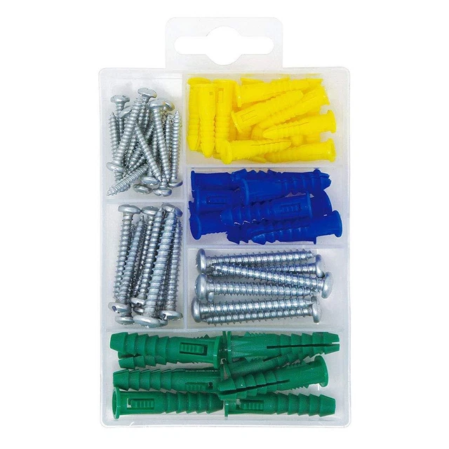 Plastic Self Drilling Drywall Ribbed Anchors
