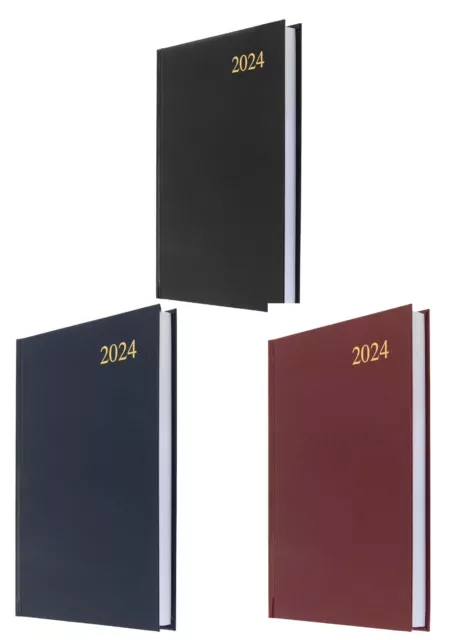 Collins 2024 Diary Week to View Essential A5 Page A Day Planner Pocket Diaries
