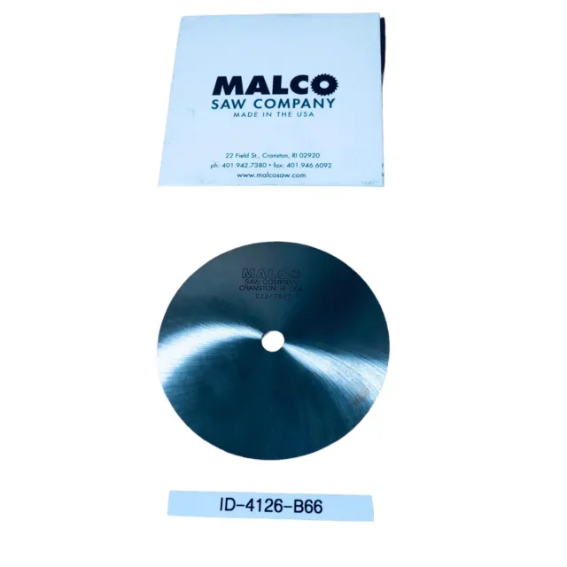 NEW Malco JS502012000 Jeweler's Saw 5” x 0.020" x 1/2" Arbor HSS 380T