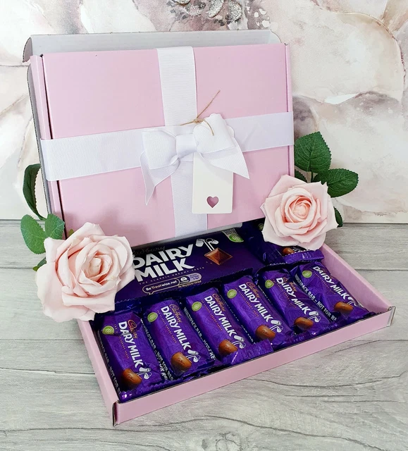 CADBURYS DAIRY MILK Chocolate Bar Gift Box Hamper Birthday/Easter
