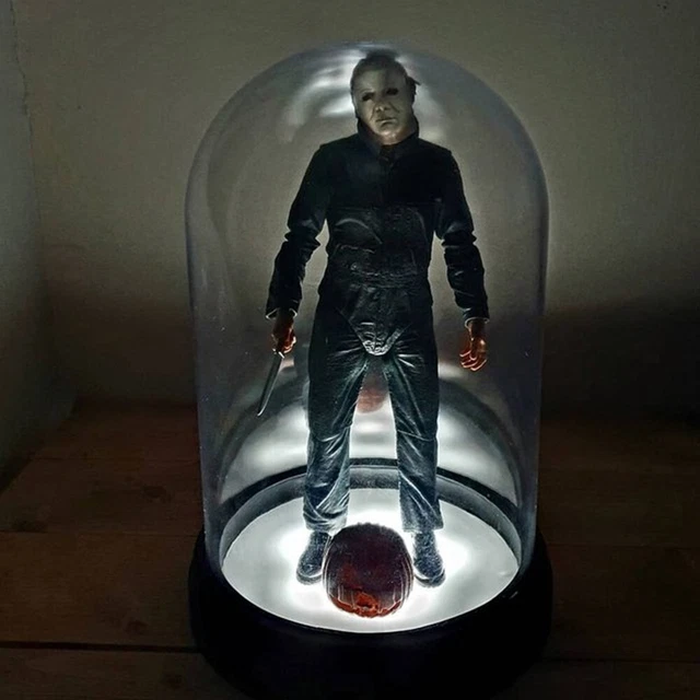Michael Myers Water Lamp Statue Horror Movie Action Figurine Halloween Toys New